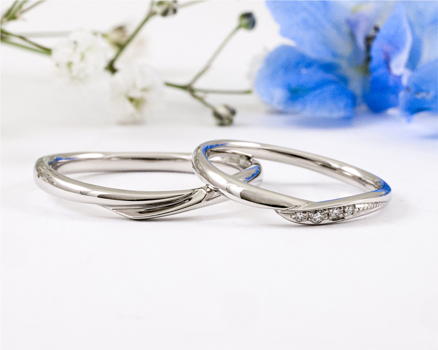 ピュアライン・ネオ | 大阪・心斎橋のダイヤ入り結婚指輪がお